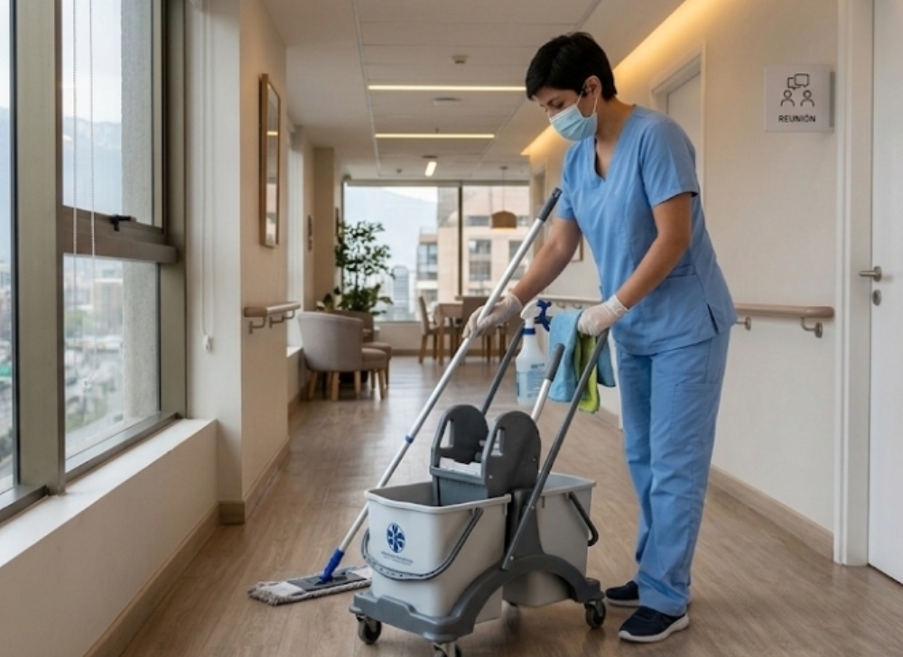 Auxiliar de Aseo Clínico para Entorno de Salud y Residencia