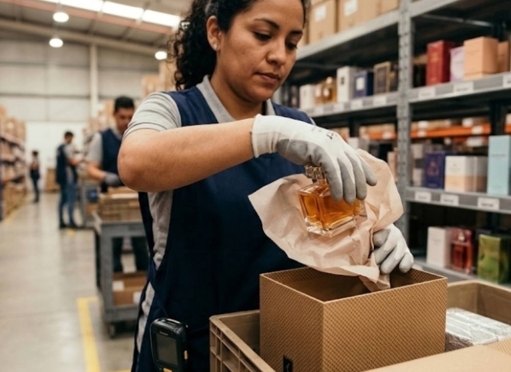 Auxiliar de Bodega para Distribuidora de Perfumes
